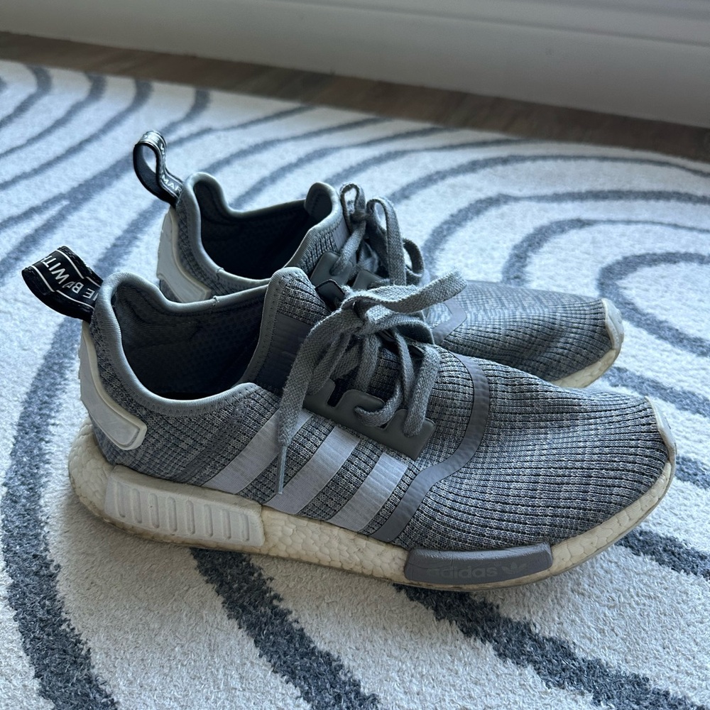 Adidas NMD R1 Gray Sneakers Size 10